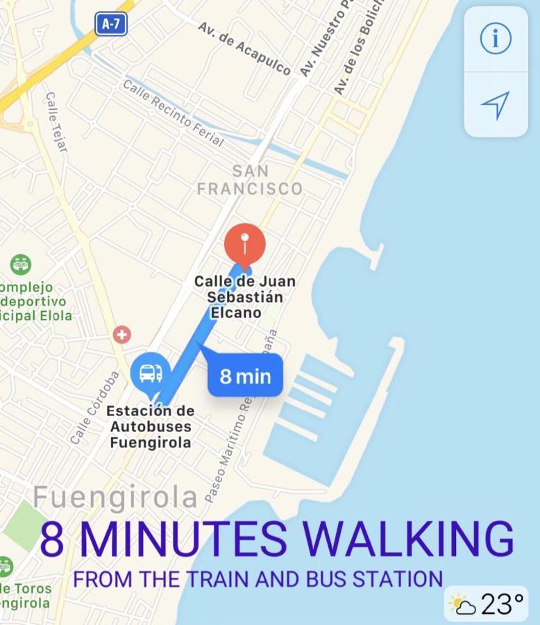 Bonito Apartamento Junto A Playa Centro Фуeнхирола Екстериор снимка